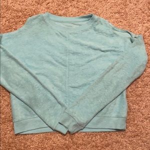 Cropped Light blue sweater
